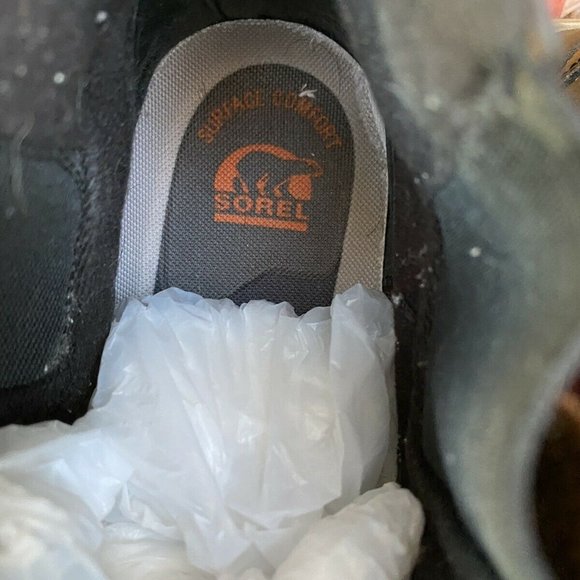 Mens Sorel Hood River Waterproof Insulated Brown Leather Ankle Boots US Size 12 - Picture 3 of 9